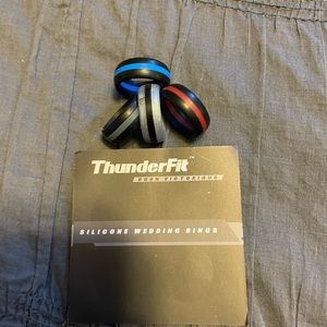 Thunderfit mens silicone rings